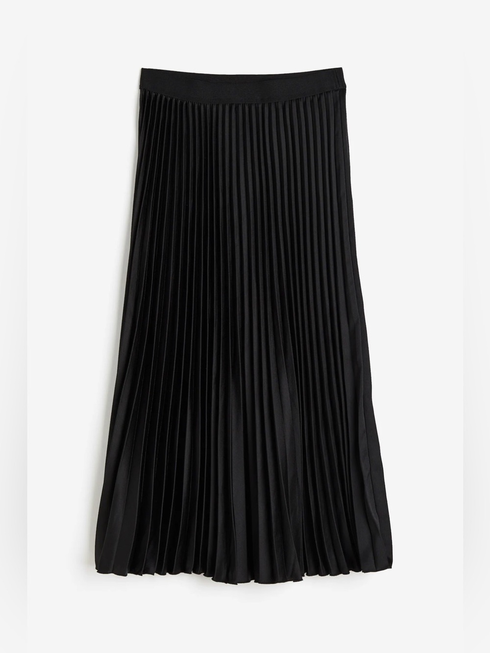 H&M Pleated Midi Skirt